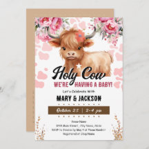 Baby shower Floral de la Vache Sainte
