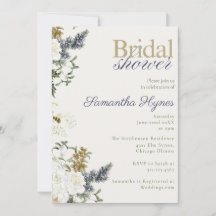 Baby Shower Floral de Printemps ou d'Hiver pour un