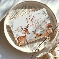 Baby shower forestier Oh Deer Forest