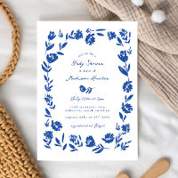 Baby shower frontalier de la Fleur Whimsical tiré