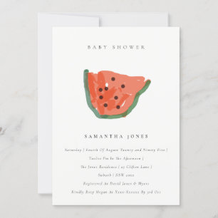 Invitation Baby shower Fruit Fruit Fruit Fruit Fruit Fabriqué