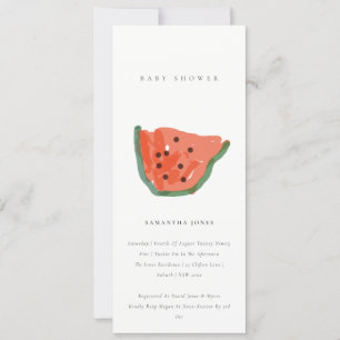 Invitation Baby shower Fruit Fruit Fruit Fruit Fruit Fabriqué
