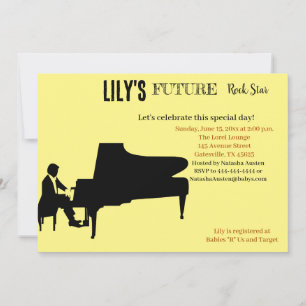 Invitation Baby shower Future Rock Star