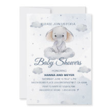 Invitation Baby shower garçon