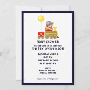 Invitation Baby Shower Garçon