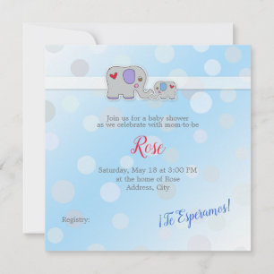 Invitation - Baby Shower - Garçon