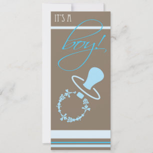 Invitation Baby shower - Garçon