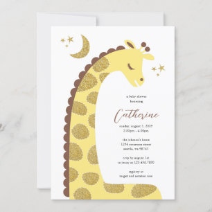 Invitation Baby shower Giraffe