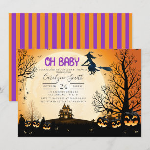 Invitation Baby shower Halloween