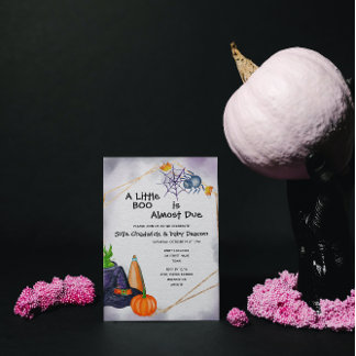 Invitation Baby shower Halloween