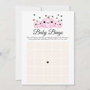 Invitation Baby Shower Halloween Bébé Mignon Loto Baby Shower