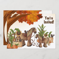 Baby shower hippique d'automne des mignons Ponies