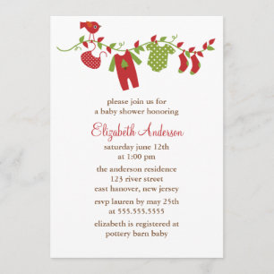 Invitation Baby shower Hiver