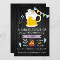 Baby shower homme Dadchelor Beer et BBQ Party