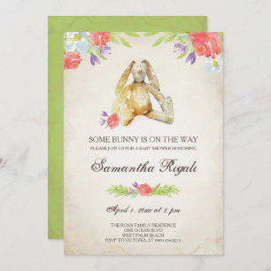 Invitation Baby shower ~ Invitation Bunny