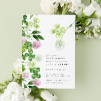 Baby shower irlandais Shamrock vert violet Clover