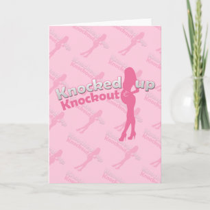 Invitation Baby shower Knockout à venir Maman-to-be