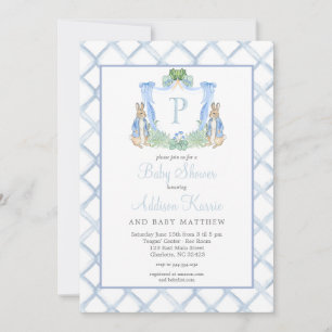 Invitation Baby shower lapin