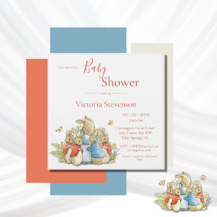 Invitation Baby shower lapin lapin