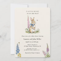 Baby-Shower Lapin Vintage Unisexe