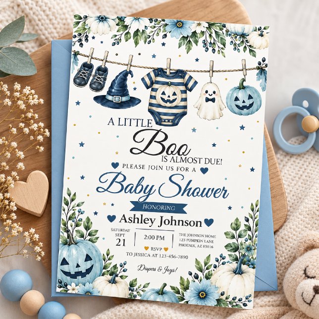 Invitation Baby Shower Little Boo (Créateur téléchargé)