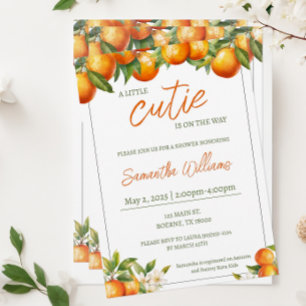 Invitation Baby shower Little Cutie