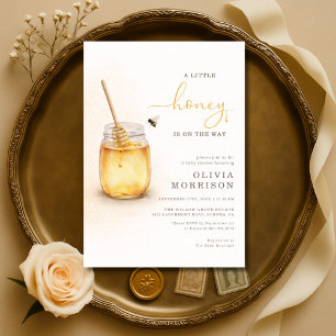Invitation Baby Shower Little Honey en Route