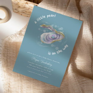 Invitation Baby shower Little Pearl