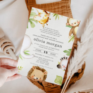 Invitation Baby shower longue distance par courrier