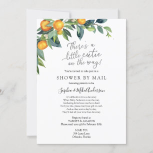 Invitation Baby shower longue distance par courrier