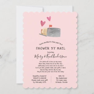 Invitation Baby shower longue distance par courrier