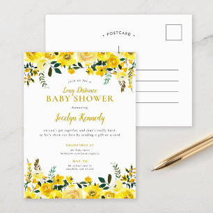 Invitation Baby shower longue distance Sunny Meado
