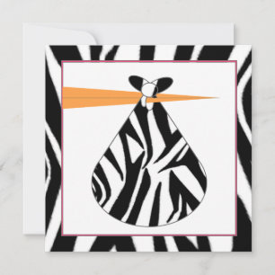 Invitation Baby shower - Magasin Zebra