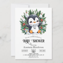 Baby shower Magic Pretty Penguin
