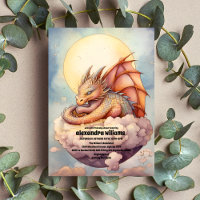 Baby shower magique de dragon mystique