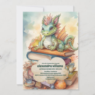 Invitation Baby shower magique Dragon