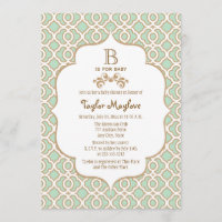 Baby shower marocain vert en bon état de neutre de