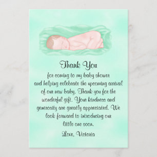 Invitation Baby shower Merci Neutre