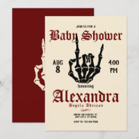 Baby shower Metal Rock
