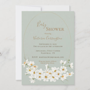 Invitation Baby shower modèle