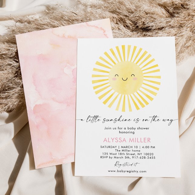 Invitation Baby shower moderne Boho Sunshine (Créateur téléchargé)