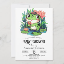 Baby shower mystique de grenouille