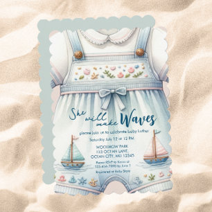 Invitation Baby shower nautique