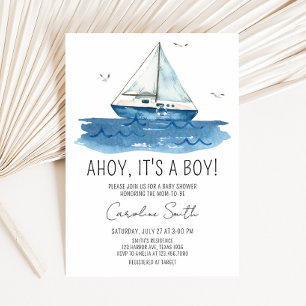 Invitation Baby shower nautique