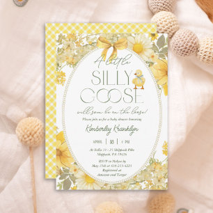 Invitation Baby shower neutre entre les sexes de Little Goose