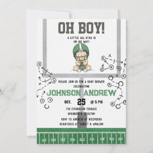 Invitation Baby Shower Numérique Personnalisé sur le Thème du