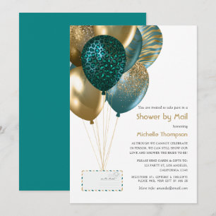Invitation Baby shower ou fête de mariage par la poste avec d
