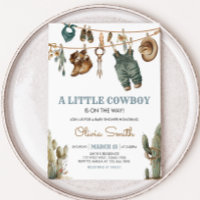 Baby shower Ouest sauvage Little Cowboy