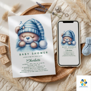 Invitation Baby Shower Our Ours Teddy Bear