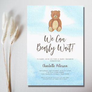 Invitation Baby shower Ours mou